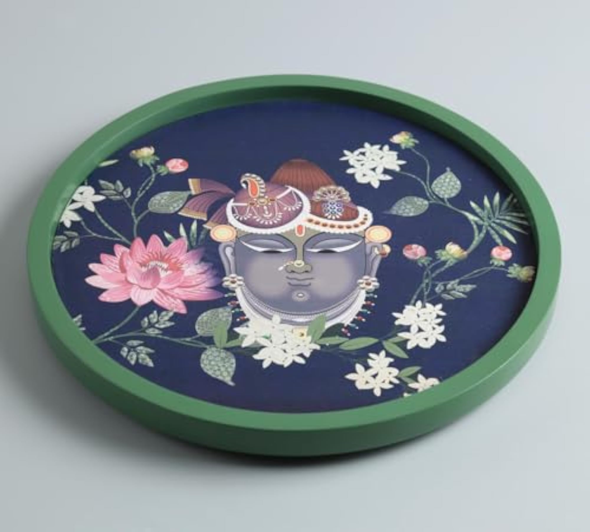 Smiling Shreenathji Wall Decor Plates